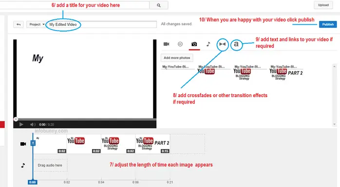 YouTube Video Strategy part 2 adding images options