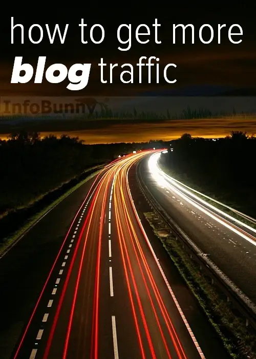 How do I get more traffic to my blog?