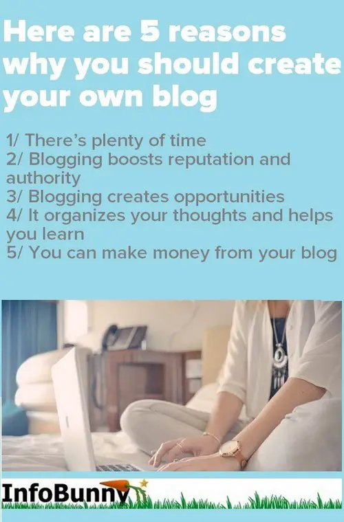 5 reasons create your own blog
