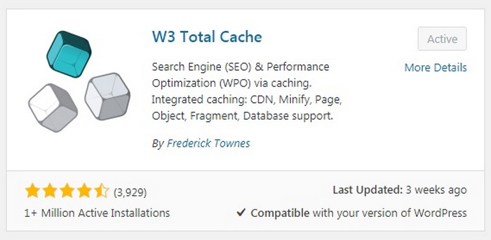  WordPress Mistakes - WP Total Cache