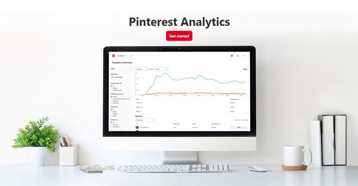 Pinterest Analytics Homepage - Best Social Media Tools Article