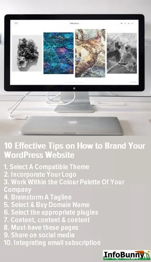 Brand Your WordPress Website - Pinterest share image