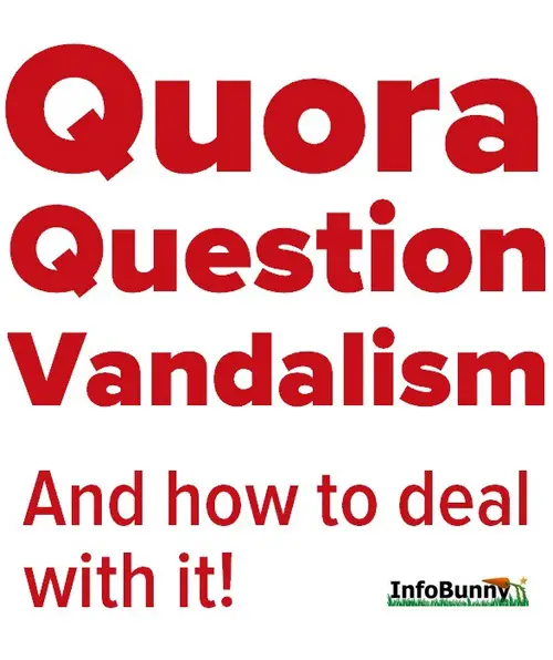 Pinterest share image - Quora Question Vandalising And How To Deal With It