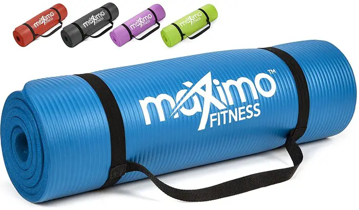 Maximo Exercise Mat NBR Fitness Mat product image - Best Home Gym Equipment For Women In 2021