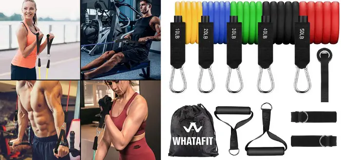 Product/sales image for resistance bands for the article Best home gym equipment for women