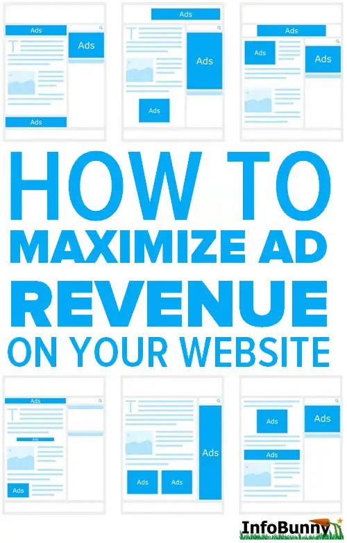 Pinterest share image for - How to maximize ad revenue on your website