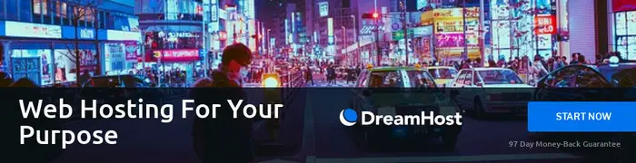 DreamHost Sign Up Banner