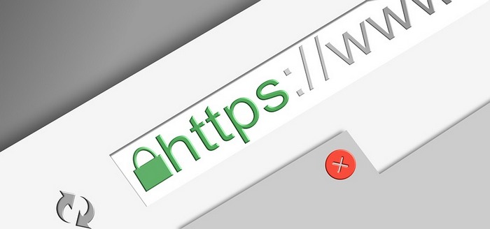 graphic showing the ssl certificate padlock