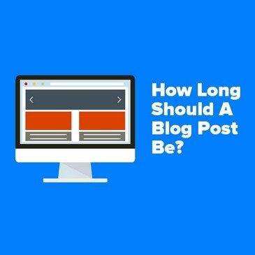 Featured image of a computer screen for the article How long should a blog post be?
