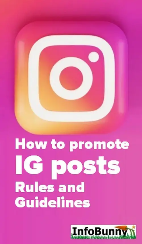 Pinterest share image - How to promote IG posts - Rules and Guidelines
