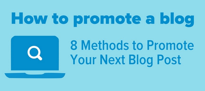 How to promote a blog - header